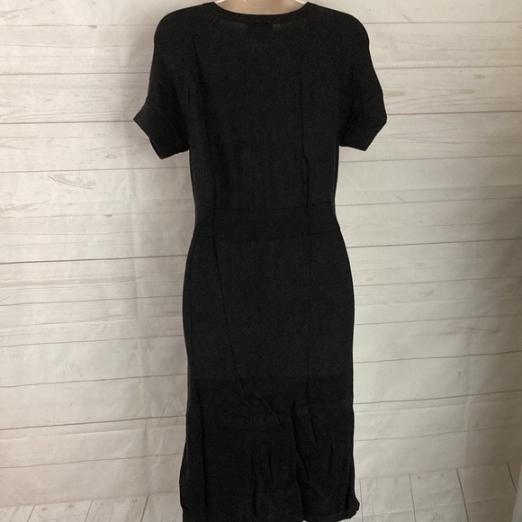 Worthington Size Small Animal Print Color Block BodyCon Light Sweater Dress - Picture 6 of 8